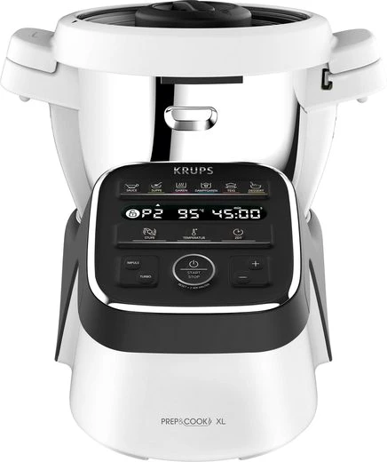 Krups Küchenmaschine mit Kochfunktion HP50A8 Prep&Cook XL, 1550 W, 4,5 l Schüssel