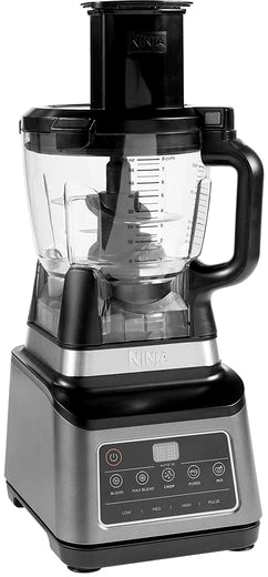 NINJA Kompakt-Küchenmaschine 3-in-1 mit Auto-iQ BN800EU, 1200 W, 2,1 l Schüssel, 1,8 l Schüssel
